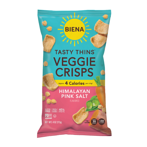 Biena Snacks Himalayan Pink Salt Crisp Tasty Thins - 0.114 Ounce - 35 Count