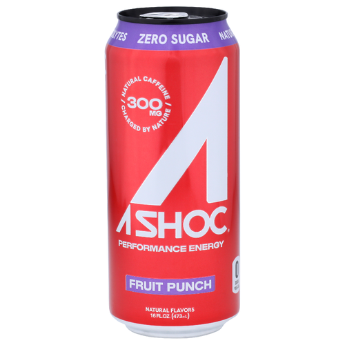 A Shoc Fruit Punch Performance Energy - 16 Fluid Ounce