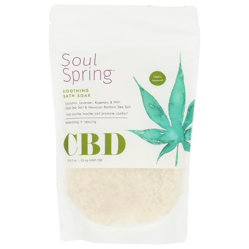 Soulspring Replenishing + Rescuing Soothing Bath Soak - 12 Ounce Image 1 of 3