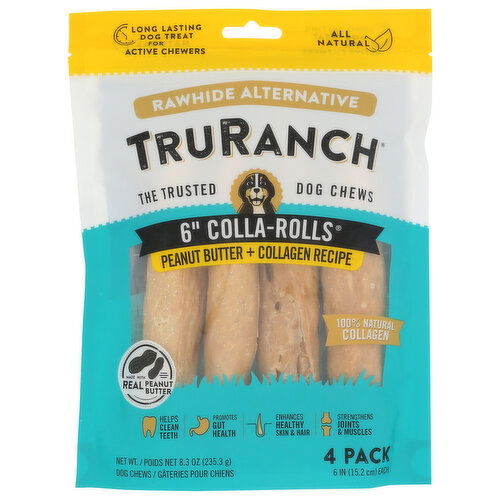 Truranch Treat Dog Collgn Roll Pb - 2.075 Ounce - 4 Count Image 1 of 2