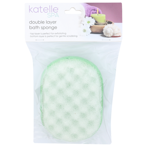 Katelle Spa Double Layer Bath Sponge - 1 Each