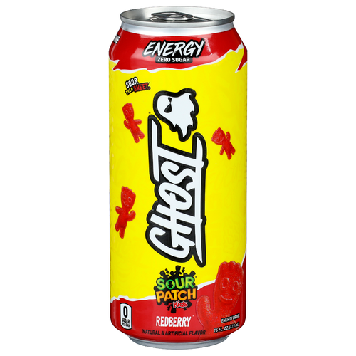 Ghost Redberry Energy Drink - 16 Fluid Ounce