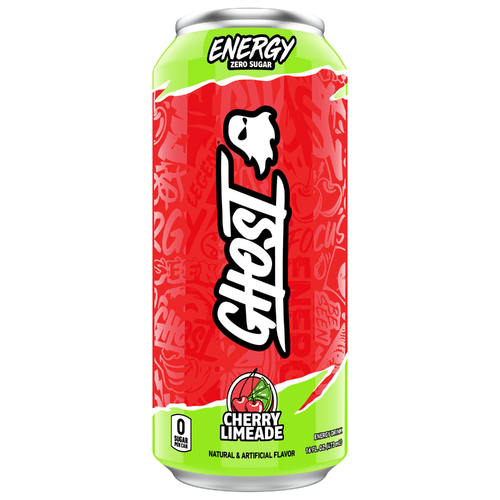 Ghost Zero Sugar Energy Drink Cherry Limeade - 16 Fluid Ounce