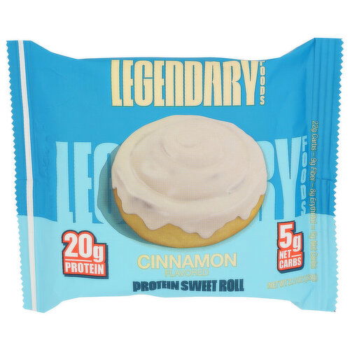 LEGENDARY FOODS Cinnamon Lf Protein Sweet Rolls - 2.2 Ounce