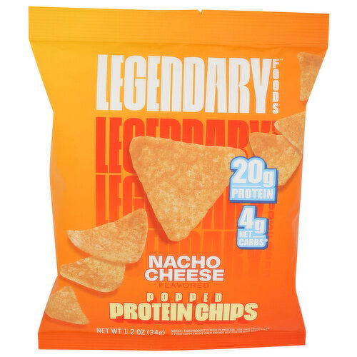 Legendary Foods Nacho Cheese Lf Popped Protein Chip - 1.2 Ounce
