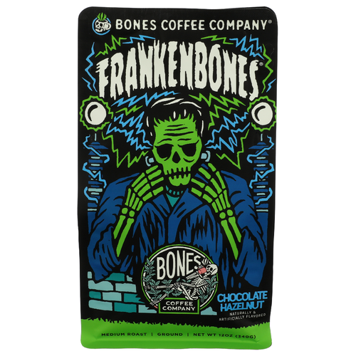 Bones Coffee Company Frankenbones Medium Roast Ground Coffee - 12 Ounce