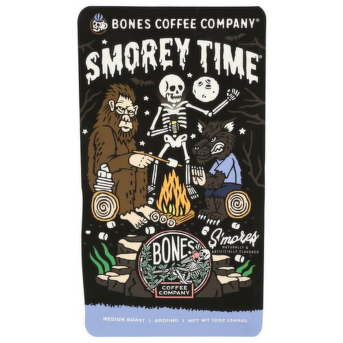 Bones Coffee Company S'morey Time Ground Coffee - 12 Ounce Image 1 of 3