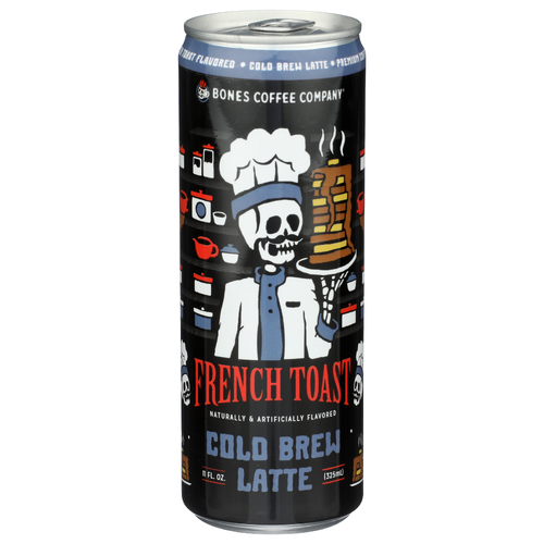 BONES COFFEE COMPANY French Toast Rtd Can Cb Lt Frnch - 11 Fluid Ounce