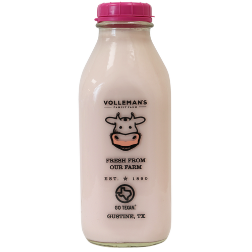 Volleman's Strawberry Milk - 32 Fluid Ounce