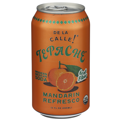 De La CALLE! Mandarin Soda Calle Tepache - 12 Fluid Ounce - 1 Count Image 1 of 4