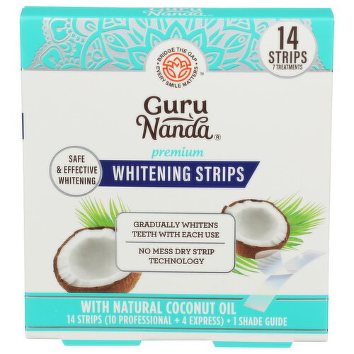 Gurunanda Teeth Whitening Strips - 1 Each Image 1 of 3
