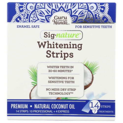 Gurunanda Strips Teeth Whitening - 14 Count