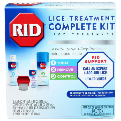 Rid Lice Treatment Complete Kit - 9 Fluid Ounce