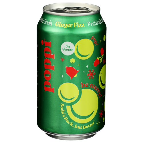 Poppi Ginger Fizz Prebiotic Soda - 12 Fluid Ounce Image 1 of 4