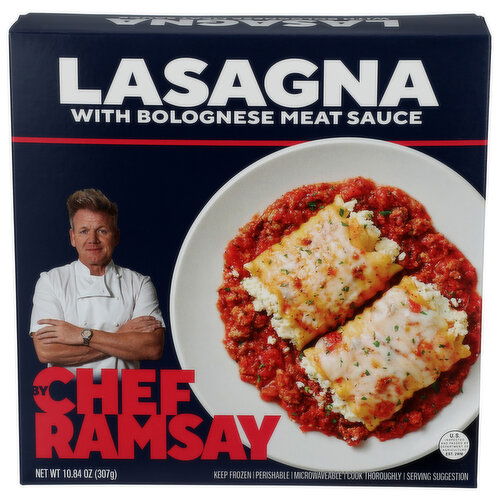 By Chef Ramsay Lasagna With Bolognese Meat Sauce - 10.84 Ounce