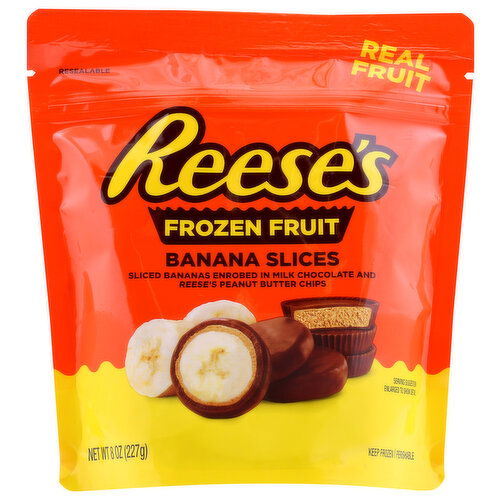 Reese's Frozen Fruit, Banana Slices - 8 Ounce
