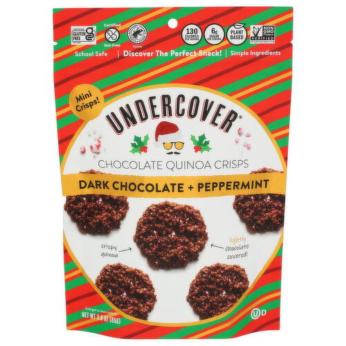 Undercover Dark Chocolate + Peppermint Mini Quinoa Crisps - 3 Ounce Image 1 of 4