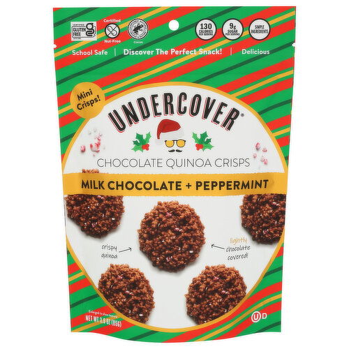 Undercover Milk Chocolate + Peppermint Mini Quinoa Crisps - 3 Ounce Image 1 of 4