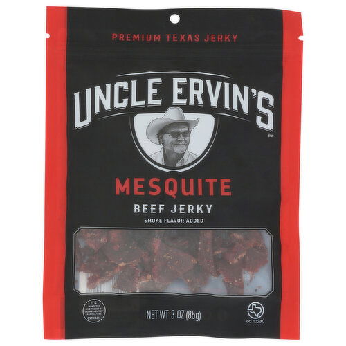 Uncle ERVIN's Jerky Mesquite - 3 Ounce