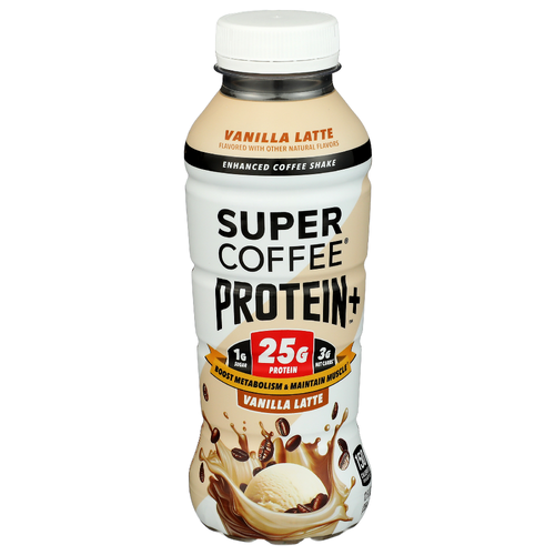 Super Coffee Vanilla PROTEIN+ Latte - 12 Fluid Ounce Image 1 of 4