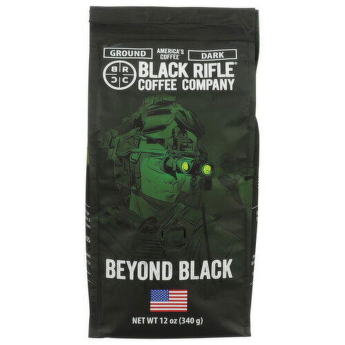 Black Rifle Coffee Company Beyond Black Dark Roast Ground Coffee - 12 Ounce Image 1 of 3