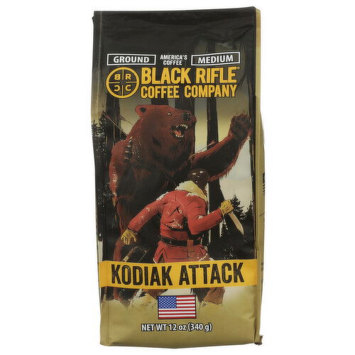 Black Rifle Coffee Company Kodiak Attack Medium Roast Ground Coffee - 12 Ounce Image 1 of 3