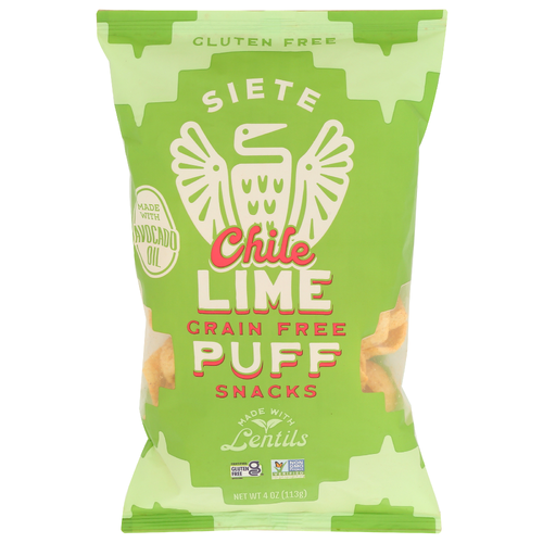 Siete Chile Lime Puffs - 4 Ounce