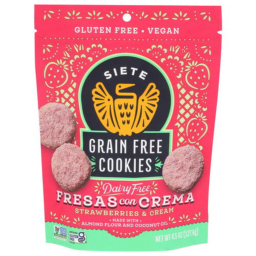 Siete Fresas Con Crema Cookie - 4.5 Ounce