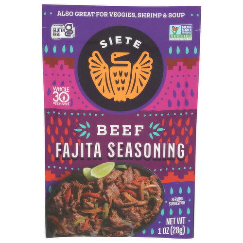 Siete Beef Fajita Seasoning - 1 Ounce