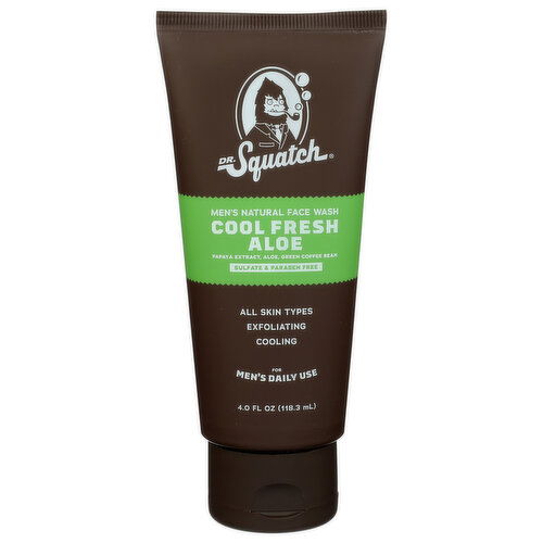 DR. Squatch Fresh Aloe Face Wash - 4 Fluid Ounce Image 1 of 3