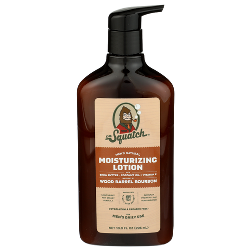 DR. SQUATCH Wood Barrel Bourbon Body Lotion - 10 Fluid Ounce