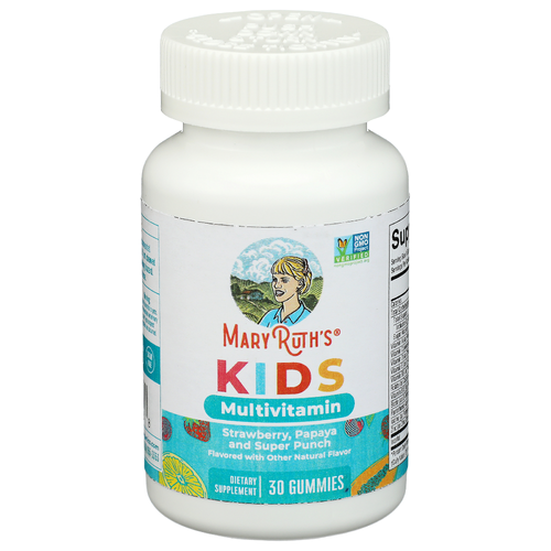 MARYRUTH's Strawberry, Papaya, & Super Punch Kids Multivitamin Gummies - 30 Count Image 1 of 2