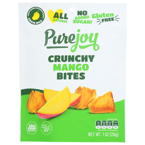 Purejoy Mango Dried Bites - 1 Ounce