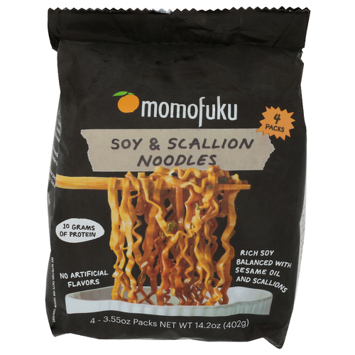 Momofuku Soy & Scallion Noodles - 3.55 Ounce - 4 Count