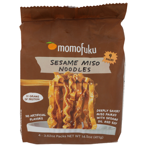 Momofuku Sesame Miso Noodles - 3.62 Ounce - 4 Count