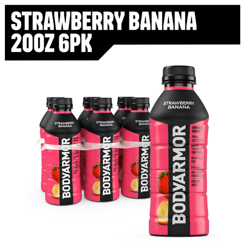 Bodyarmor Strawberry Banana Sports Drink Bottles - 120 Fluid Ounce