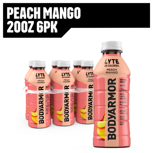 Bodyarmor Peach Mango Sports Drink Bottles - 120 Fluid Ounce Image 1 of 4