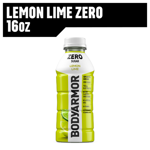 Bodyarmor Zero Sugar Lemon Lime Sports Drink Bottle - 16 Fluid Ounce Image 1 of 4