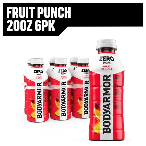 Bodyarmor Zero Sugar Fruit Punch Sports Drink Bottles - 120 Fluid Ounce Image 1 of 4