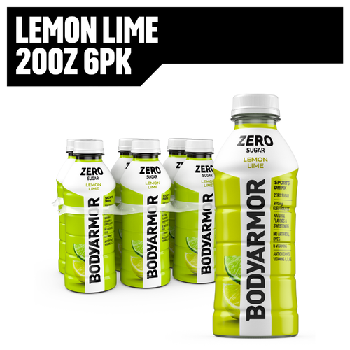 Bodyarmor Zero Sugar Lemon Lime Sports Drink Bottles - 120 Fluid Ounce Image 1 of 4