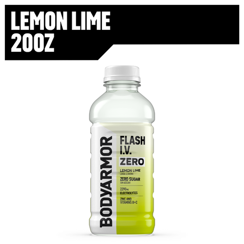 Bodyarmor Zero Sugar Lemon Lime Sports Drink Bottle - 20 Fluid Ounce