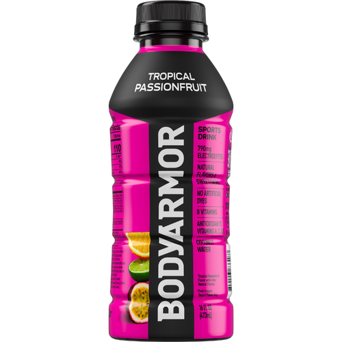 Bodyarmor Tropical Passionfruit Sports Drink Bottle - 16 Fluid Ounce Image 1 of 2