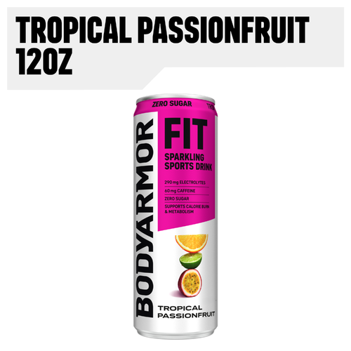 Bodyarmor Tropical Passionfruit Sports Drink Can - 12 Fluid Ounce