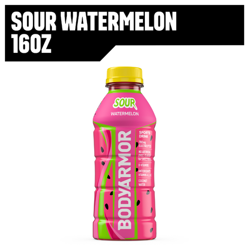 Bodyarmor Sour Watermelon Sports Drink Bottle - 16 Fluid Ounce