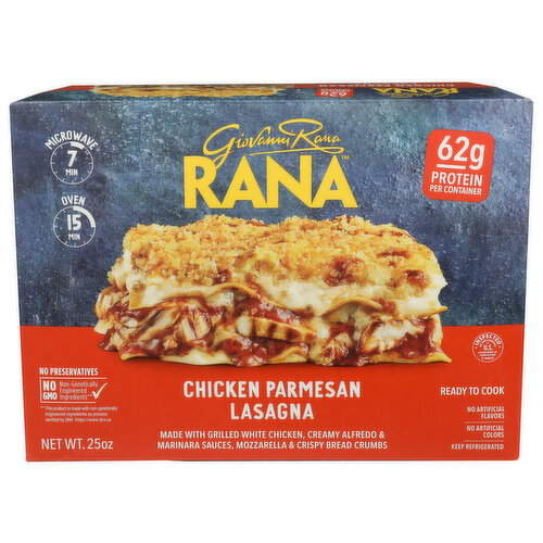 Giovanni Rana Chicken Parmesan Lasagna - 25 Ounce