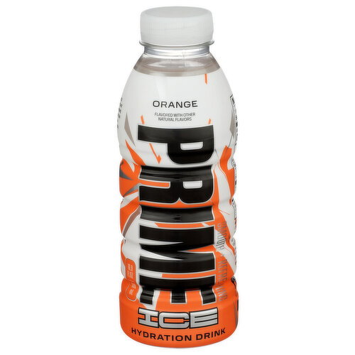 Prime Hydration Ice Orange - 16.9 Fluid Ounce Image 1 of 4