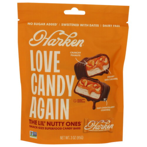 Harken , The Lil' Nutty Ones Candy Bars - 0.6 Ounce - 5 Count