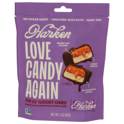 Harken , Salted Caramel Candy Bars - 0.6 Ounce - 5 Count
