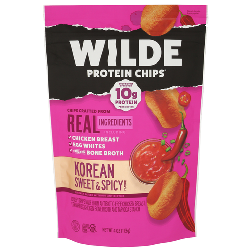 Wilde Chips Korean Sweet And Spicy Protein - 4 Ounce