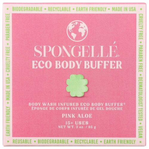 Spongelle Soap Body Wash Pink Aloe - 3 Ounce